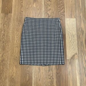J Crew Factory Women’s Window Pane Pencil Skirt